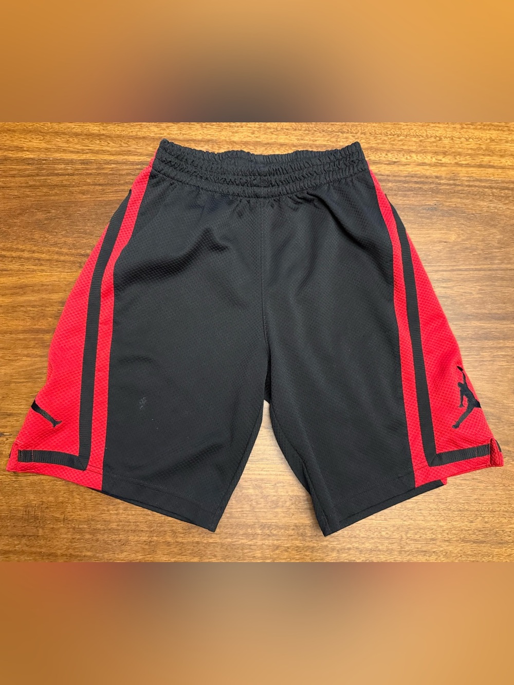 Boys Nike Jordan Athletic Black Shorts Size M 10/12